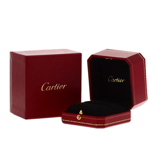 CARTIER Ring PT950 Silver Ballerina diamond # 46 Women Used Authentic