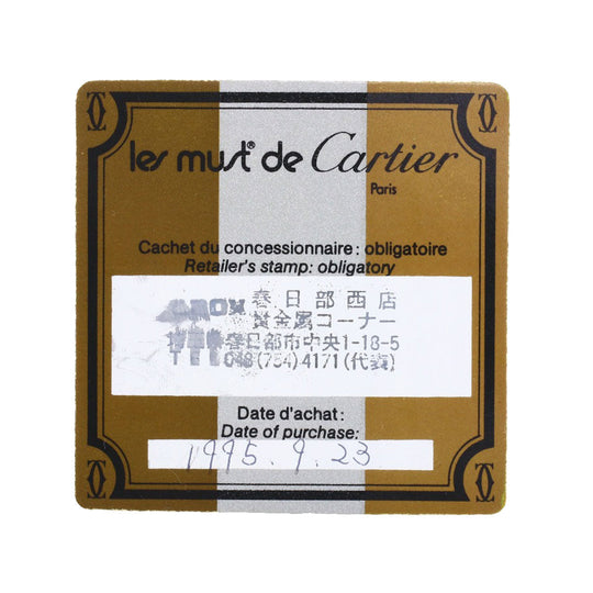 CARTIER Ring K18YG , K18WG , K18PG gold Trinity #49 Women Used Authentic