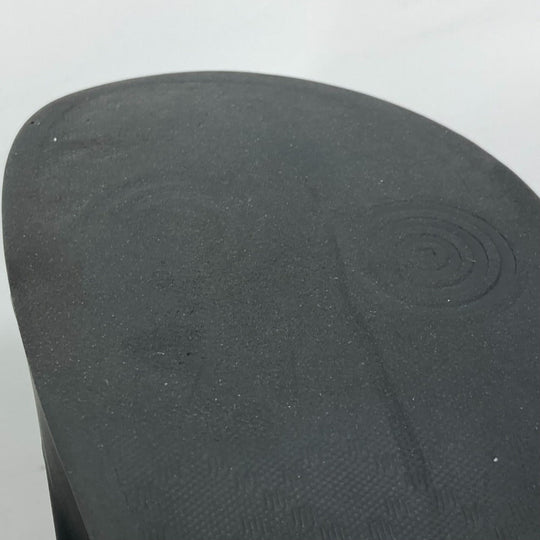 GUCCI Sandals 522887 rubber black logo slide Women 7 Used Authentic