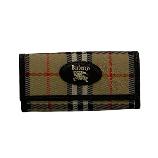 BURBERRY Key case Key holder  leather Brown