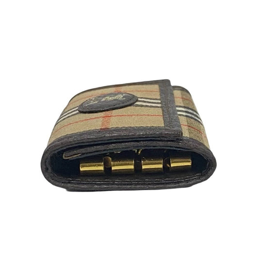 BURBERRY Key case Key holder  leather Brown