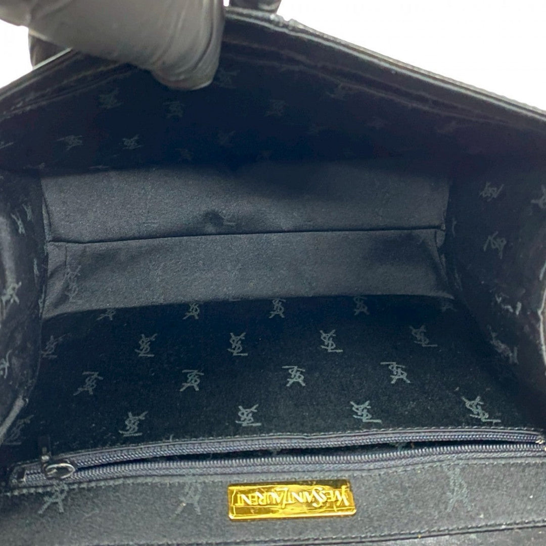 YVES SAINT LAURENT Handbag leather black