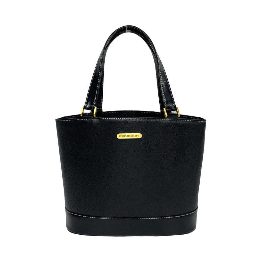 BURBERRY Handbag leather black