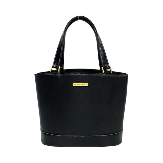 BURBERRY Handbag leather black