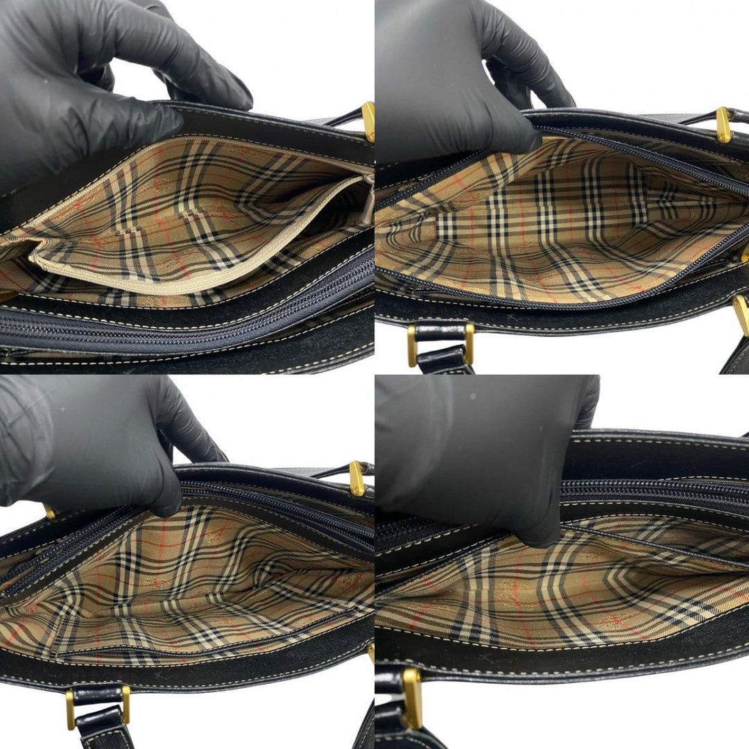 BURBERRY Handbag leather black