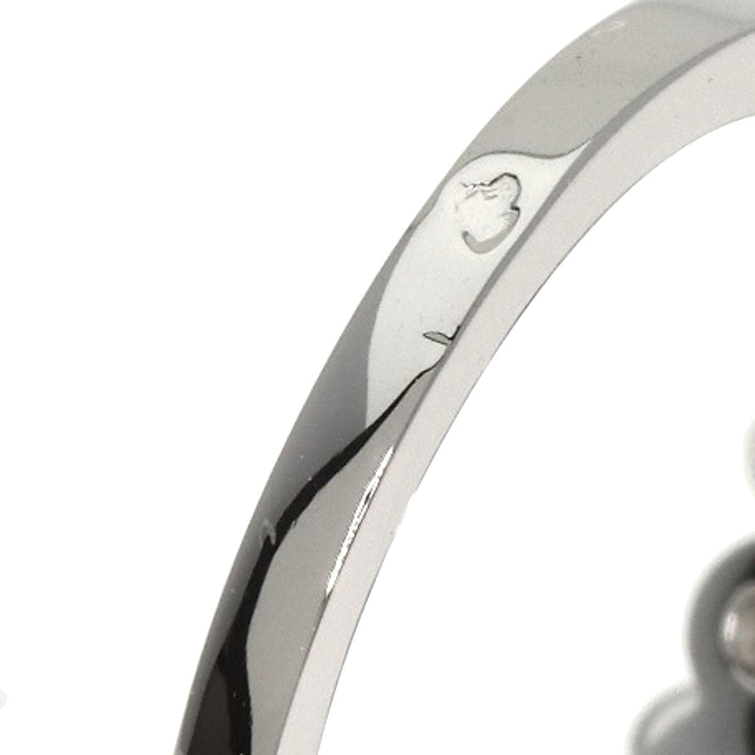 CARTIER Ring PT950 Silver Ballerina Diamond # 50 Women Used Authentic