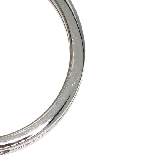 GUCCI Ring K18WG Silver Infinity 0.1" #8 Women Used Authentic