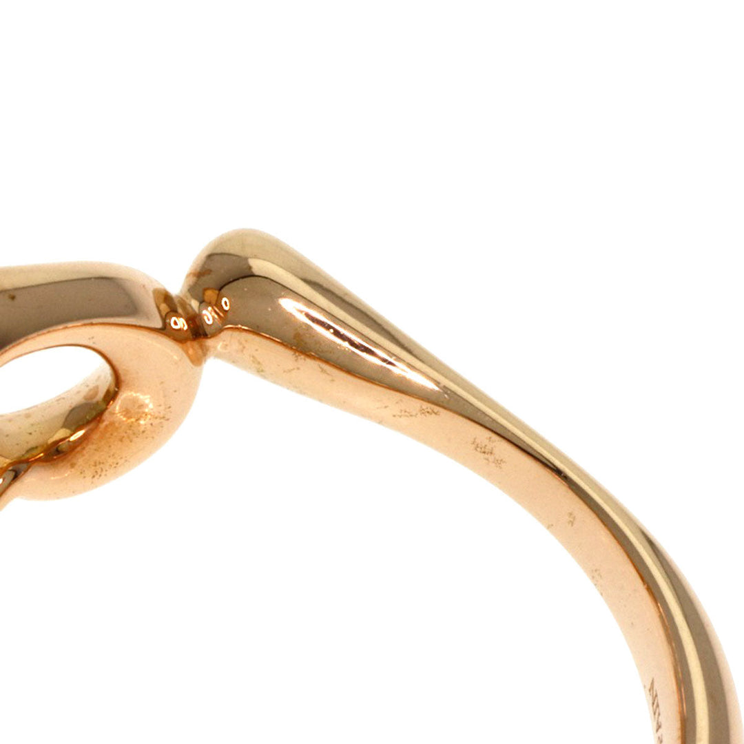TIFFANY&Co. Ring 18K Pink Gold gold Open heart Women Used Authentic