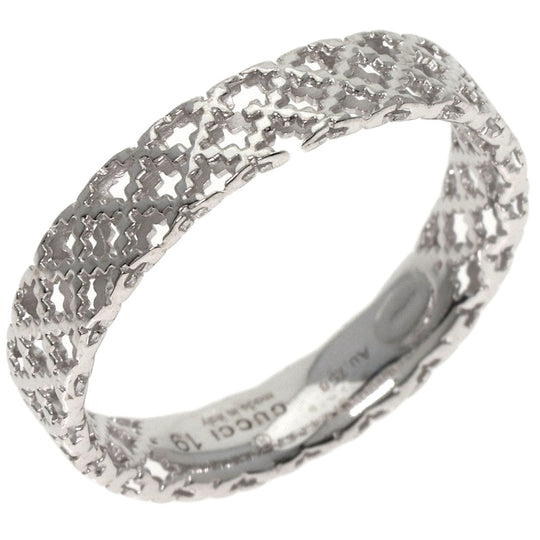 GUCCI Ring K18WG Silver Diamantissima #19