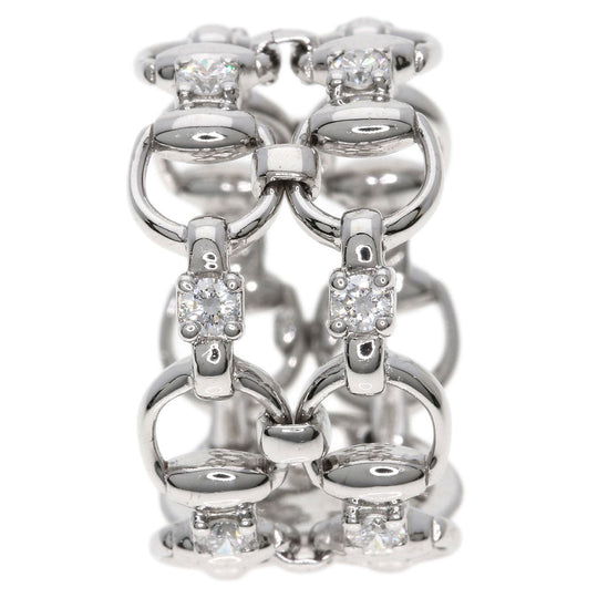 GUCCI Ring K18WG Silver Diamond #14