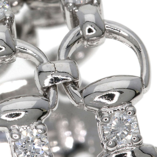 GUCCI Ring K18WG Silver Diamond #14