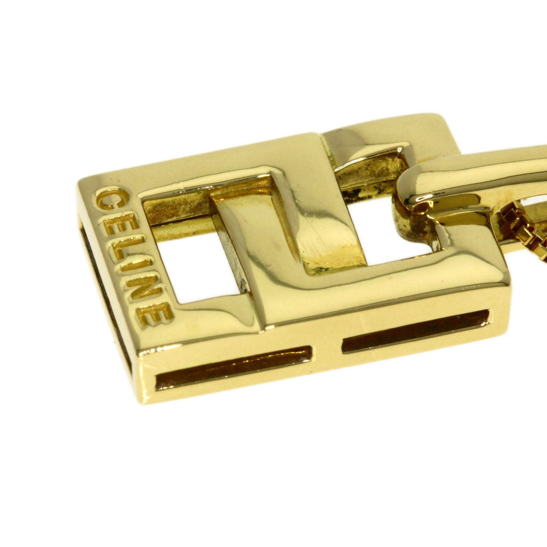 CELINE Necklace 18K Yellow Gold gold Logo motif ruby