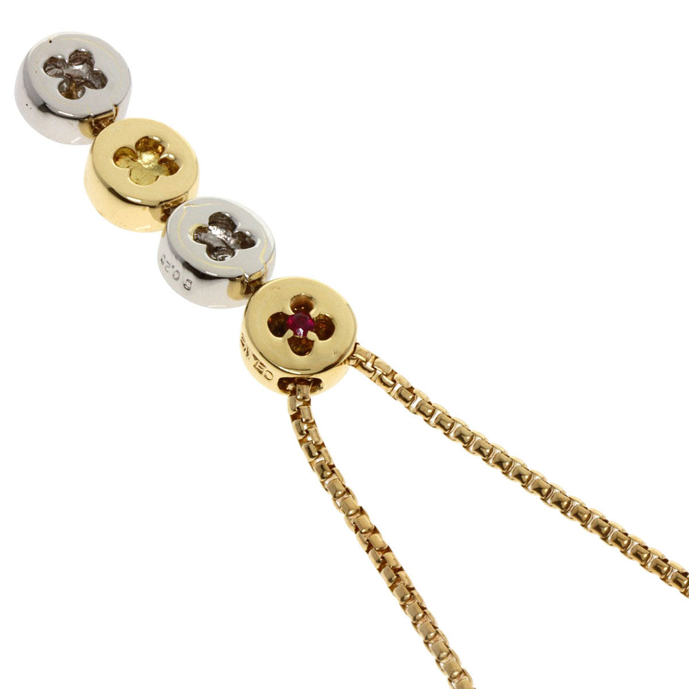 CELINE Necklace 18K Yellow Gold gold Diamond Ruby