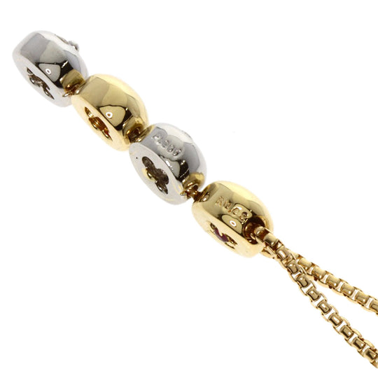 CELINE Necklace 18K Yellow Gold gold Diamond Ruby