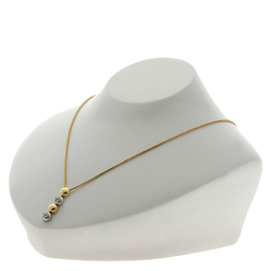 CELINE Necklace 18K Yellow Gold gold Diamond Ruby