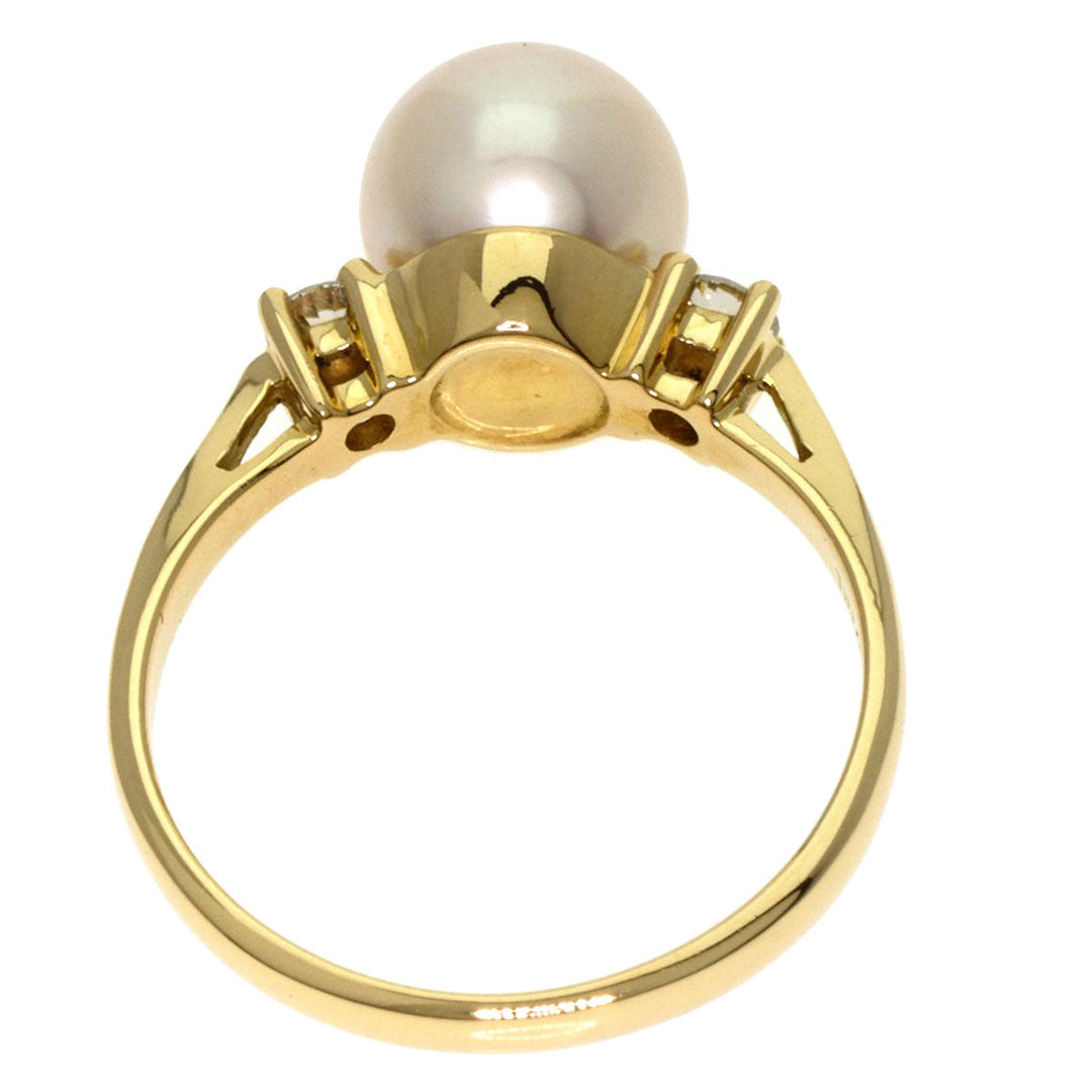 TIFFANY&Co. Ring 18K Yellow Gold gold Pearl pearl diamond Women Used Authentic