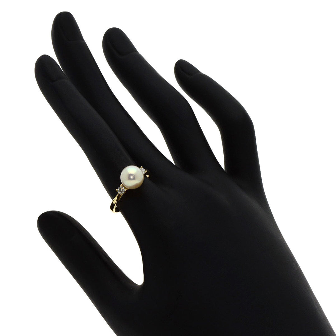 TIFFANY&Co. Ring 18K Yellow Gold gold Pearl pearl diamond Women Used Authentic