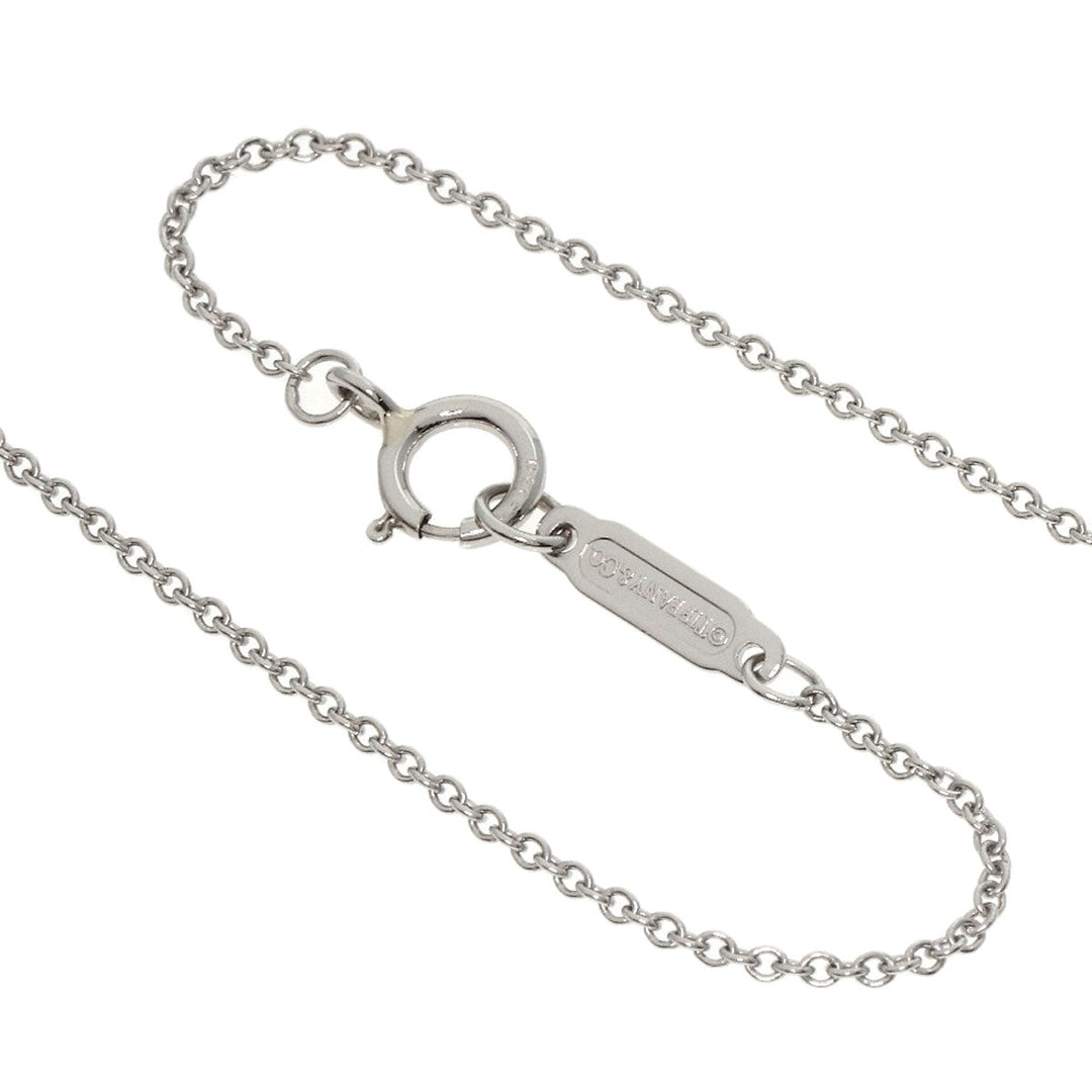 TIFFANY&Co. Necklace PT950 Silver Horseshoe diamond