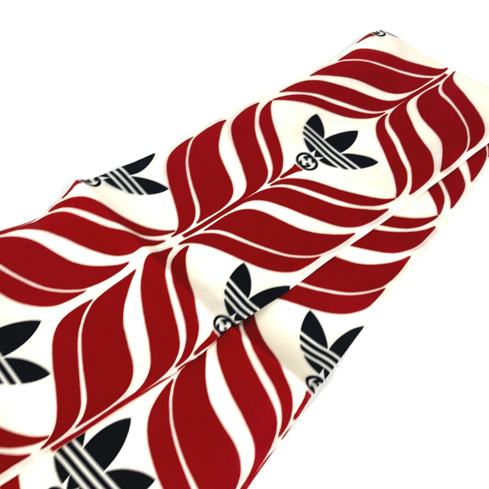 GUCCI scarf 716089 silk Navy bandeau scarf Adidas adidas collaboration