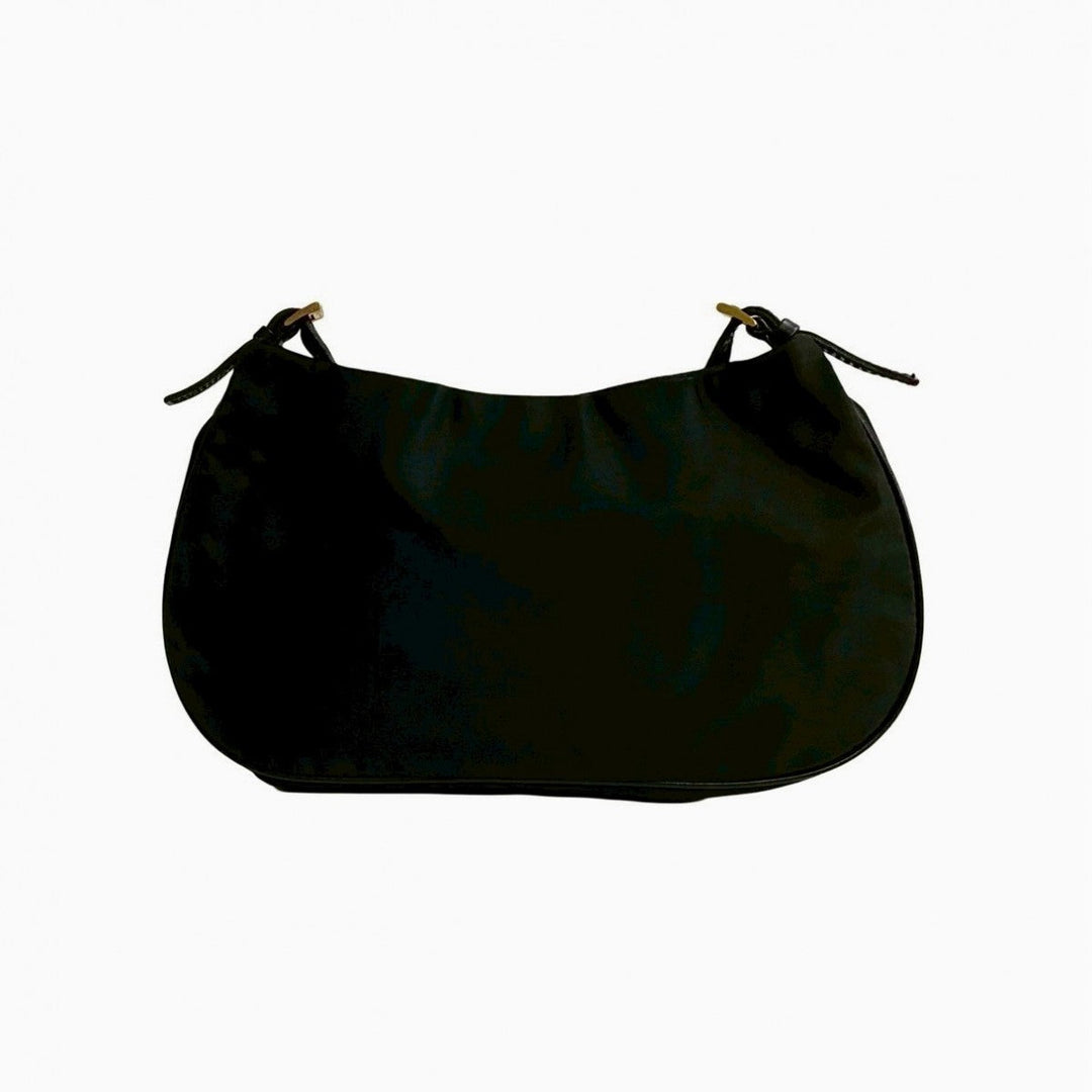 PRADA Tote Bag leather black