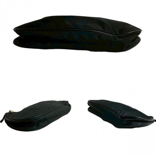 PRADA Tote Bag leather black