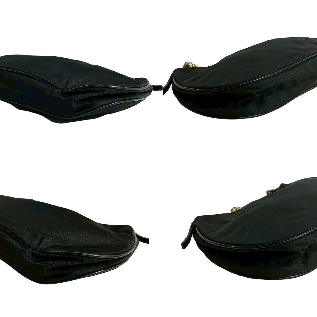 PRADA Tote Bag leather black