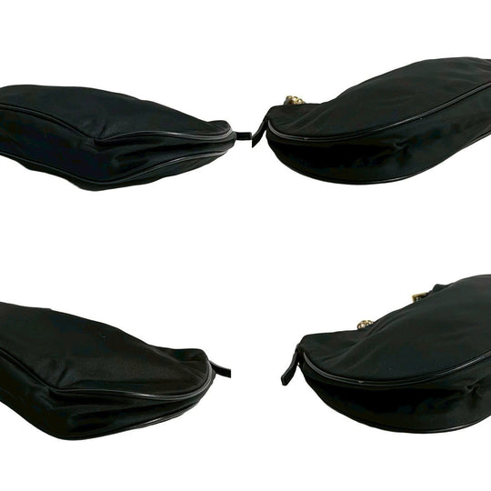 PRADA Tote Bag leather black