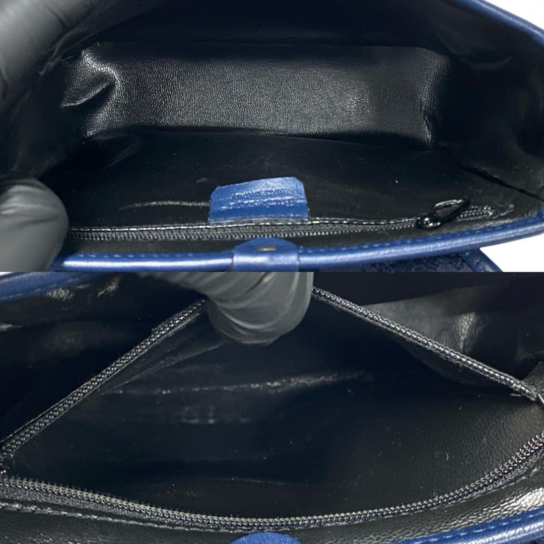 BURBERRY Shoulder Bag leather Navy