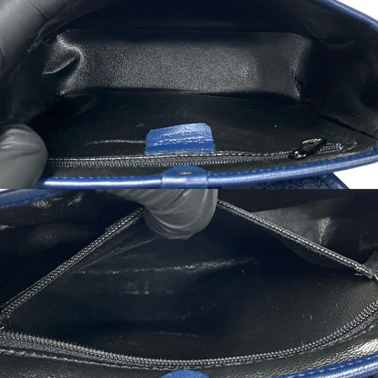 BURBERRY Shoulder Bag leather Navy