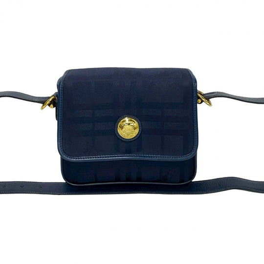 BURBERRY Shoulder Bag leather Navy