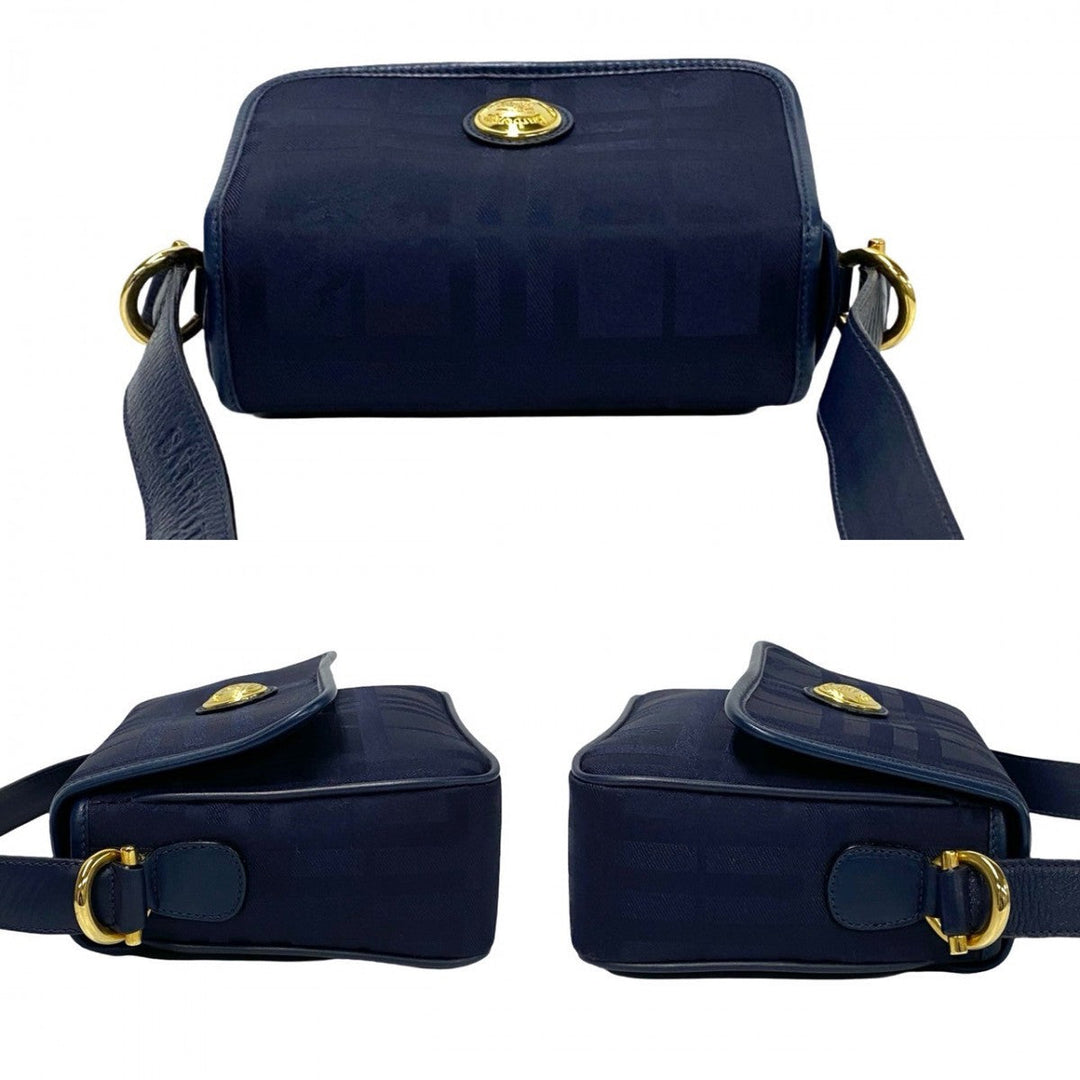 BURBERRY Shoulder Bag leather Navy