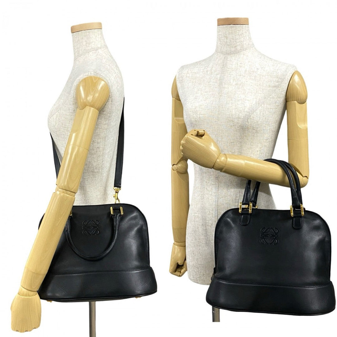 LOEWE Shoulder Bag leather black