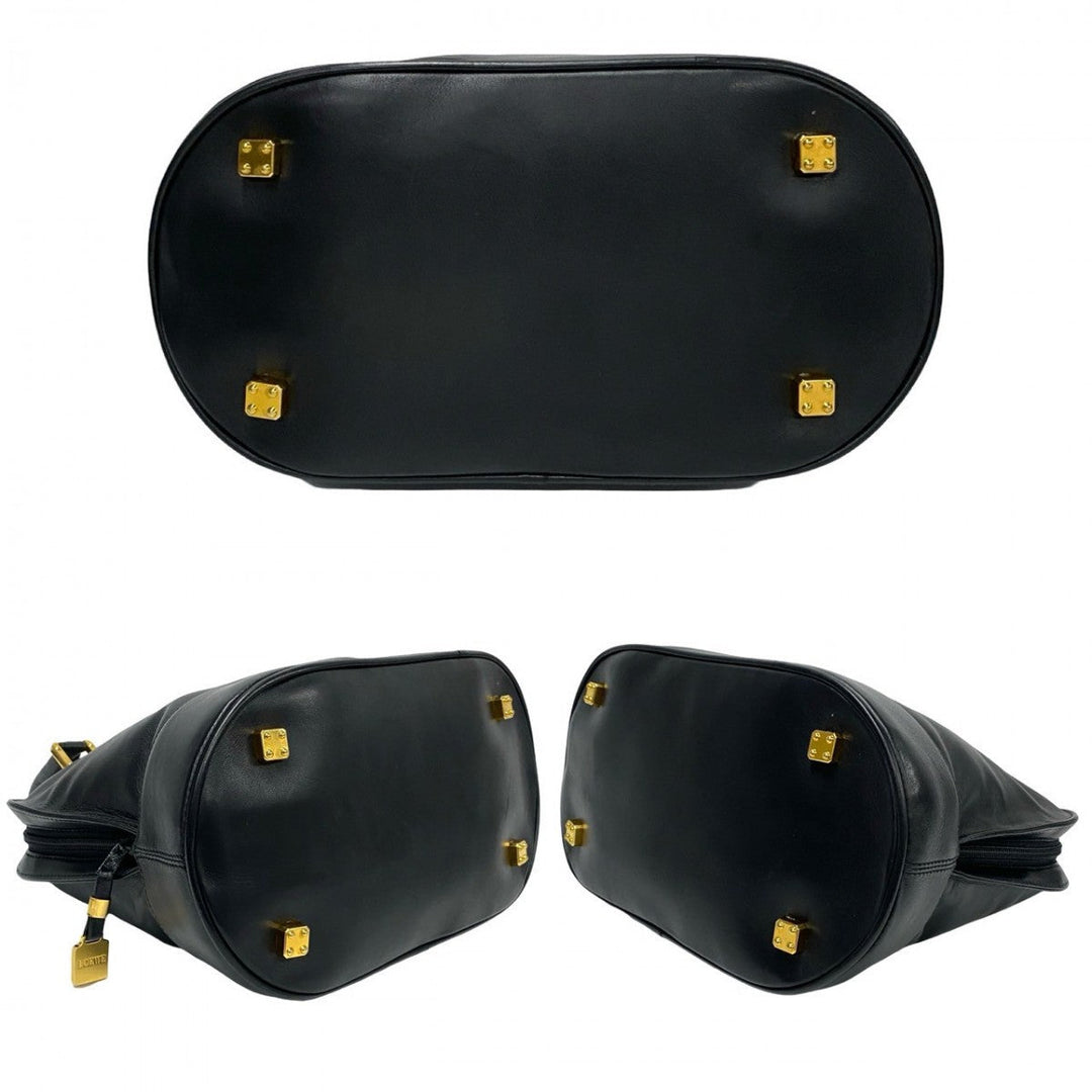 LOEWE Shoulder Bag leather black