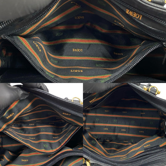 LOEWE Shoulder Bag leather black