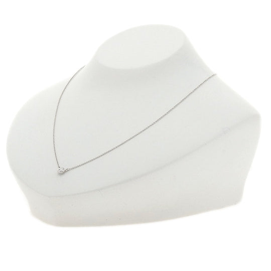 TIFFANY&Co. Necklace PT950 Silver By the yard diamond