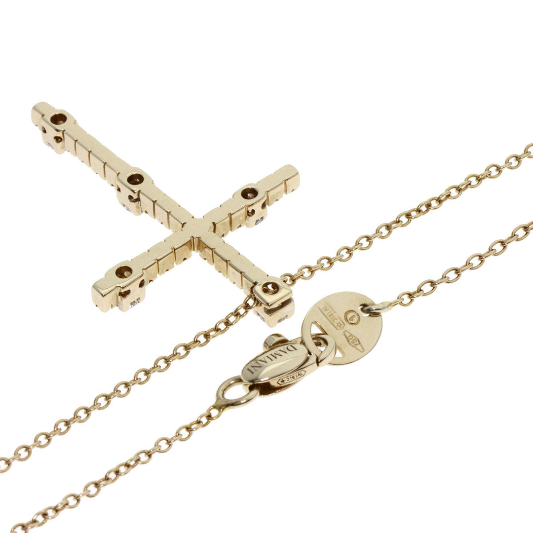 Damiani Necklace 18K Yellow Gold gold Notte di San Lorenzo Cross Diamond