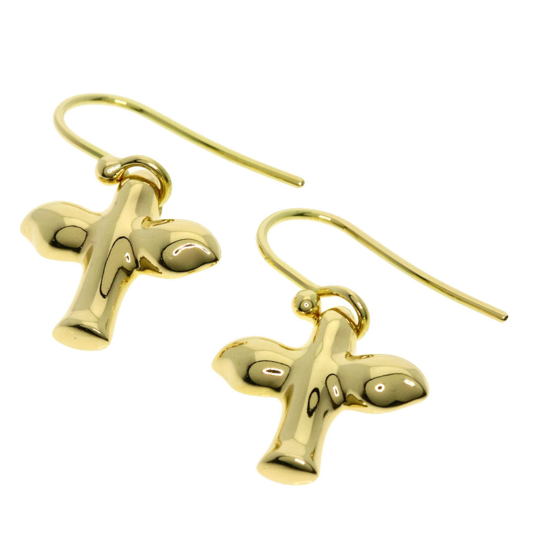 TIFFANY&Co. Pierce 18K Yellow Gold gold Bird cross