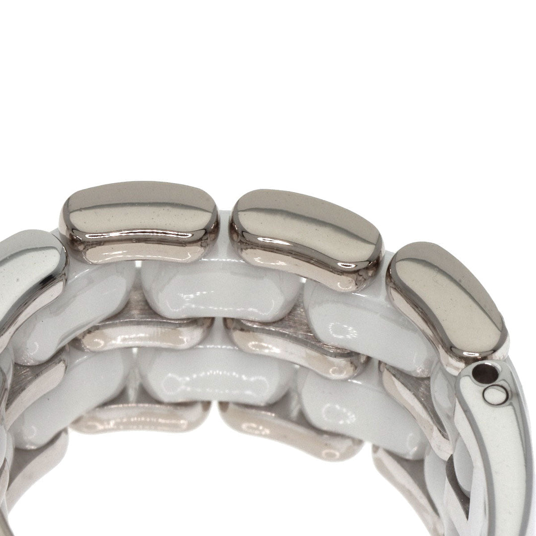 CHANEL Ring K18WG Silver Ultra Ring Large Diamond #60 Women Used Authentic