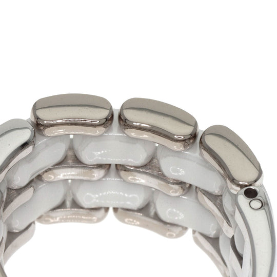CHANEL Ring K18WG Silver Ultra Ring Large Diamond #60 Women Used Authentic