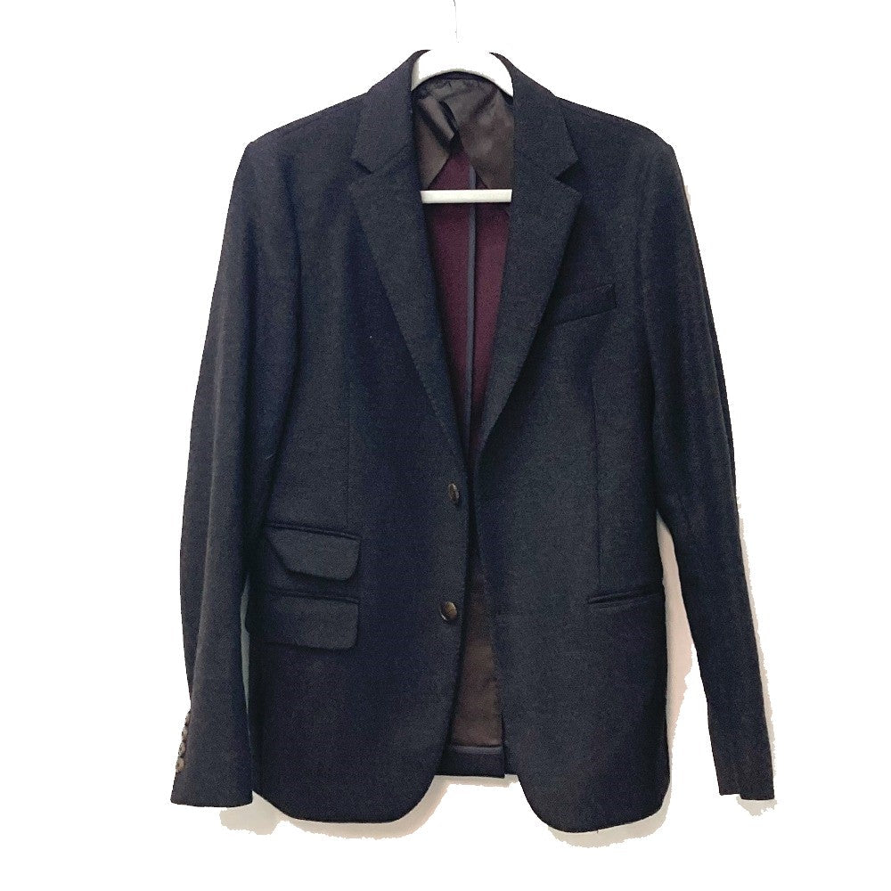 GUCCI Jacket wool Brown apparel tailored mens 48     Used Authentic