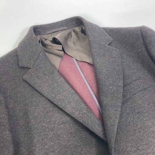 GUCCI Jacket wool Brown apparel tailored mens 48     Used Authentic