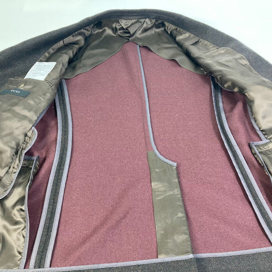 GUCCI Jacket wool Brown apparel tailored mens 48     Used Authentic
