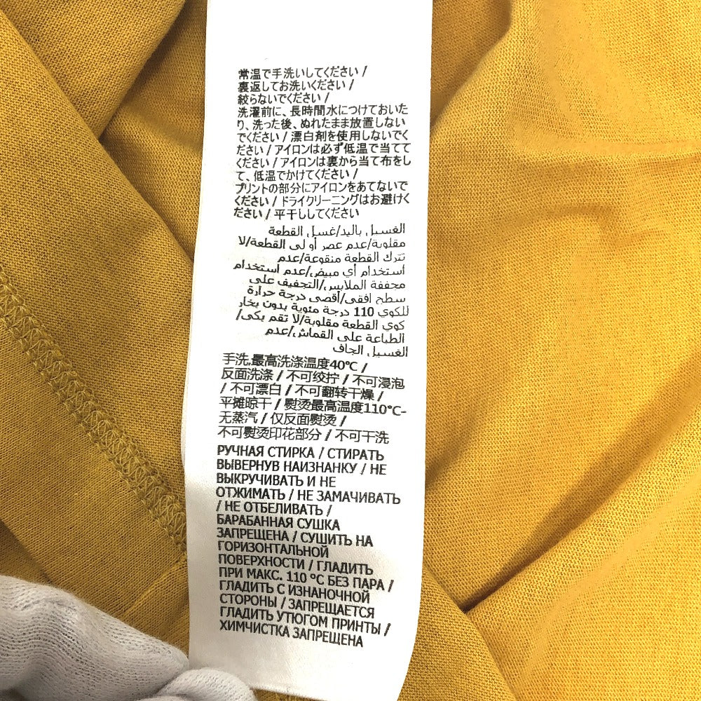 GUCCI Short sleeve T-shirt 616036 cotton yellow The north face collaboration THE NORTH FACE Collaboration Women XS Used Authentic