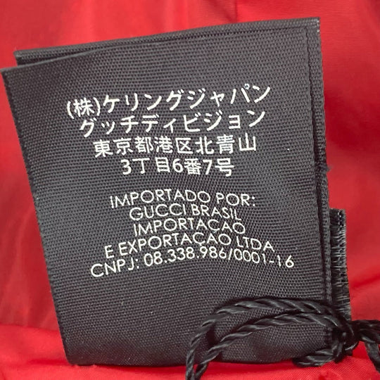 GUCCI poncho 581635 Nylon Red GG star raincoat hood Women M Used Authentic