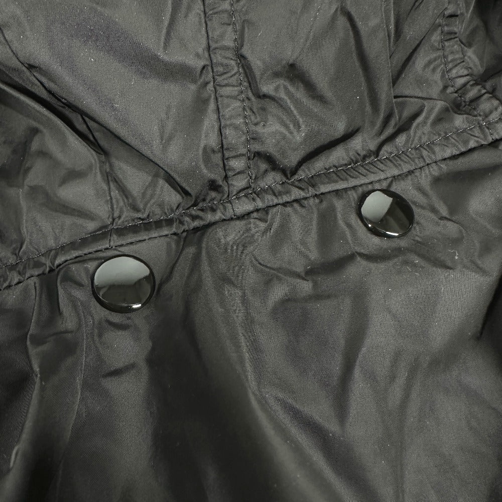 GUCCI poncho 626382 polyamide black Hoodie logo Women M Used Authentic