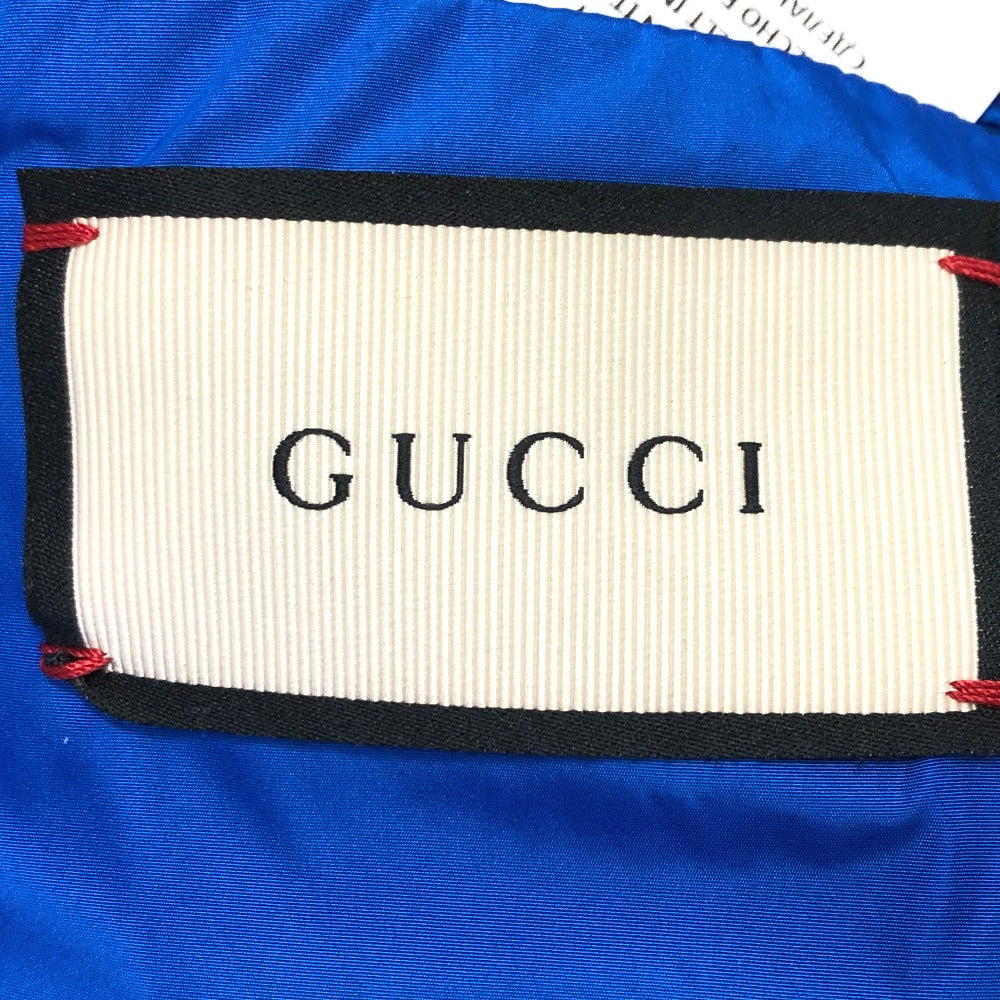 GUCCI setup 451777 Nylon blue Bengal Tiger Nylon mens 44 48 Used Authentic