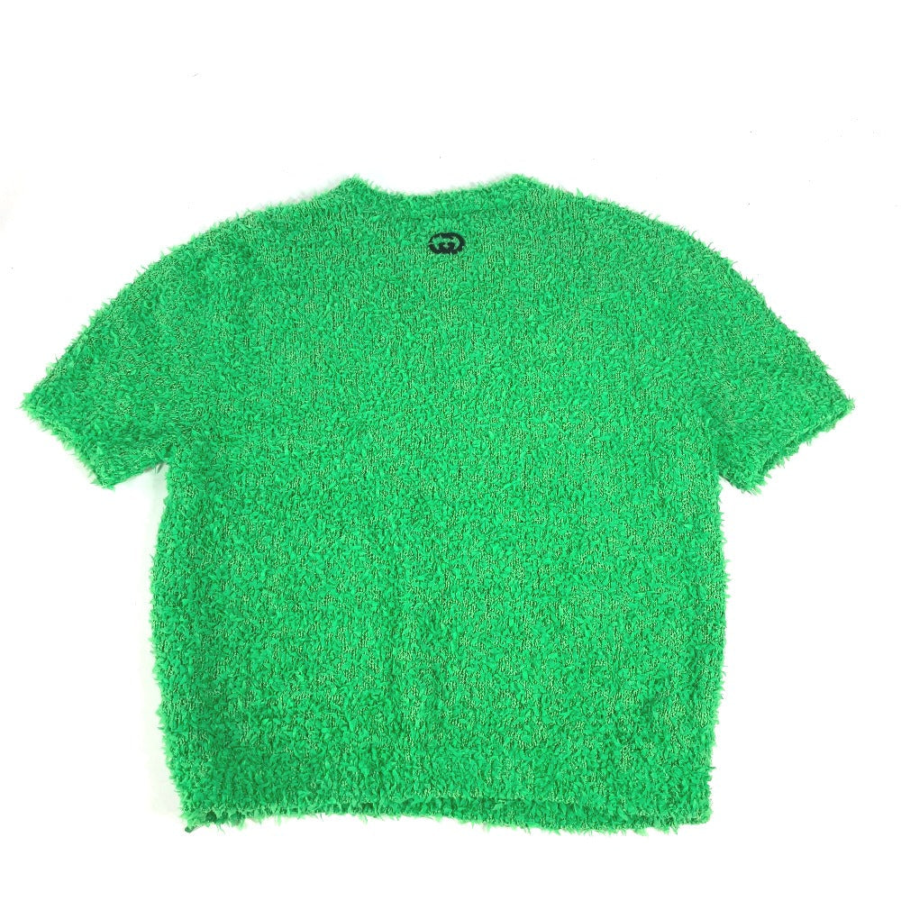 GUCCI Short sleeve T-shirt cotton green GG XS