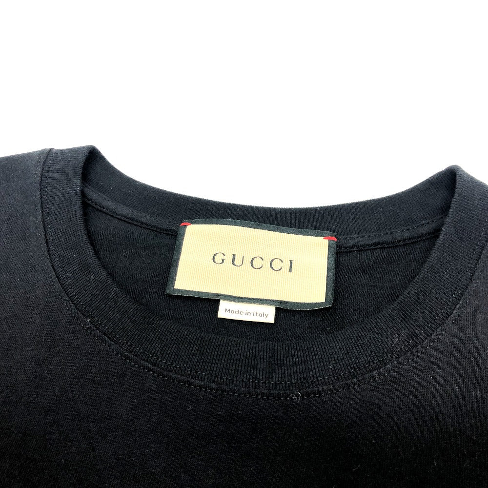 GUCCI Short sleeve T-shirt cotton black Heart dot XS