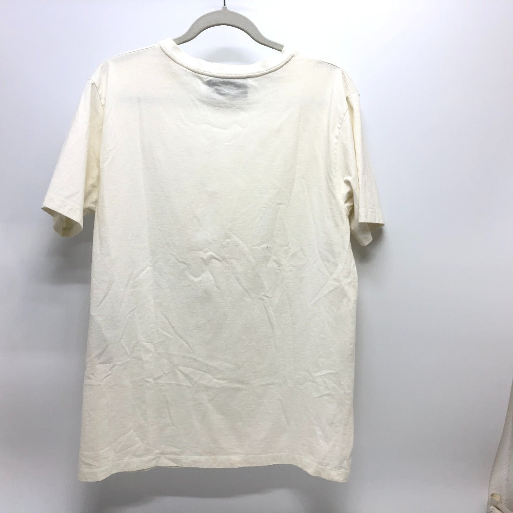 GUCCI Short sleeve T-shirt IT28SBNW4TCH cotton white Interlocking GG print mens XS Used Authentic