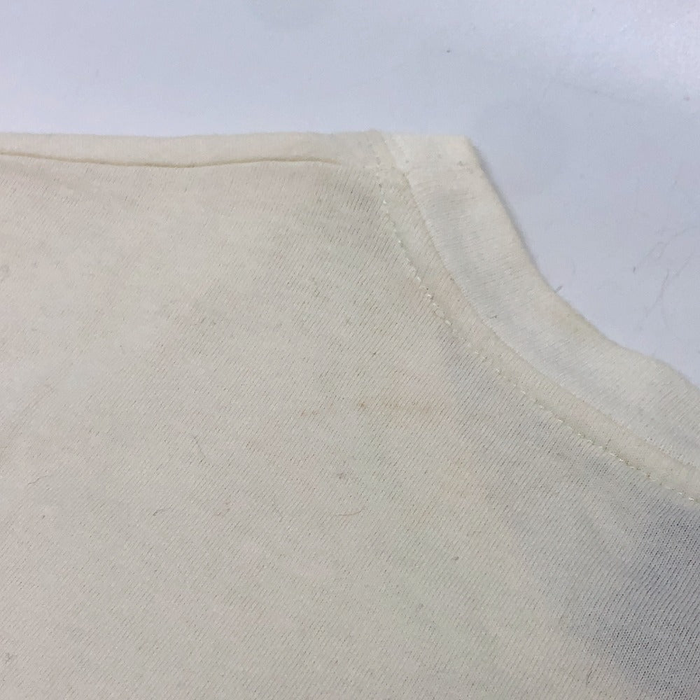 GUCCI Short sleeve T-shirt IT28SBNW4TCH cotton white Interlocking GG print mens XS Used Authentic